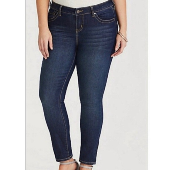 torrid Denim - Torrid Straight Leg Dark Denim Jeans Sz 22
